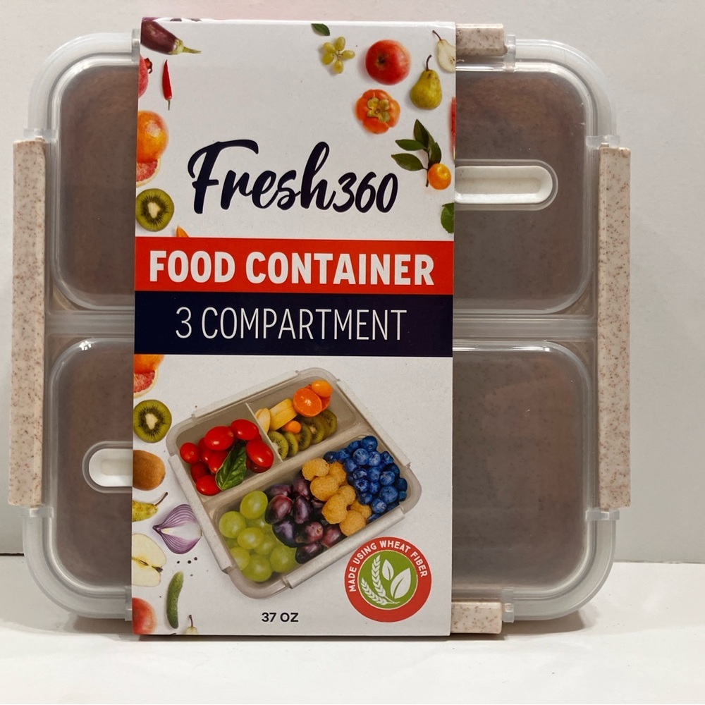 Fresh360 3-Compartment Food Container - Picture 5 of 9